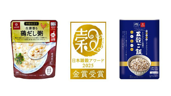 日本雑穀アワード2026《一般食品部門》で2品が最高賞の金賞