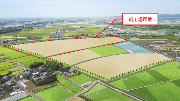 茨城県下妻市の新工場用地