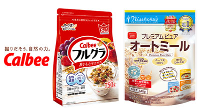 オートミール製造販売の日本食品製造と業務提携　カルビー.jpg