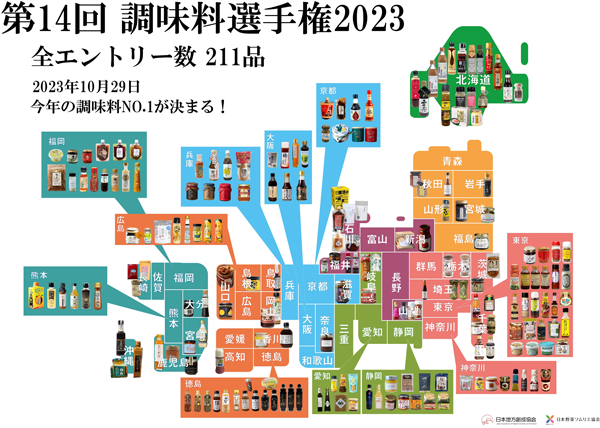 調味料日本一が決定「第14回調味料選手権2023」開催　日本野菜ソムリエ協会