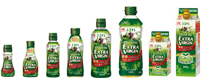 JOYL「AJINOMOTO オリーブオイルエクストラバージン」シリーズ