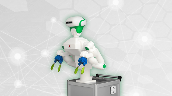 人型協働ロボットFoodlyの研究開発用モデル「Foodly TypeR」