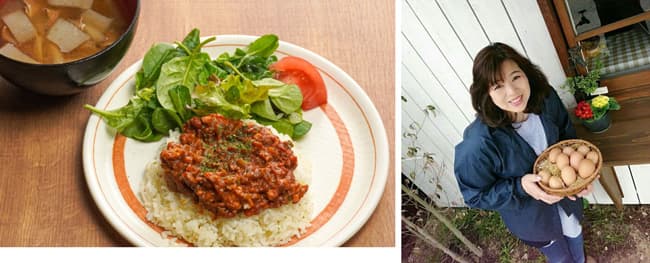 藤井さんちの平飼い鶏のキーマカレー