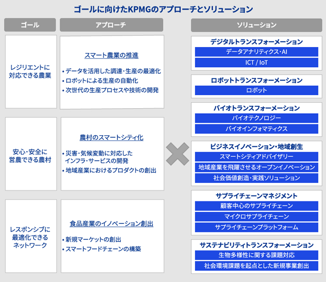 ゴールに向けたKPMGのアプローチとソリューション