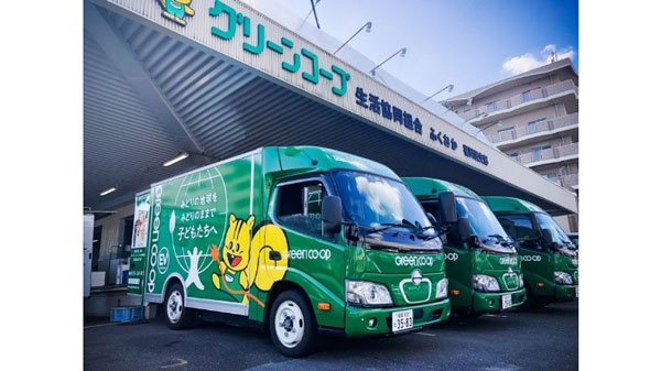 配送トラックEV化で燃料コストを月間37％削減　グリーンコープ