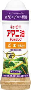 新発売の「アマニ油ドレッシング ごま 豆乳入り」