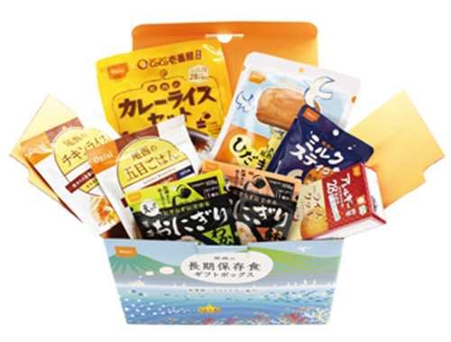 長期保存食ギフトボックス　2日2人分