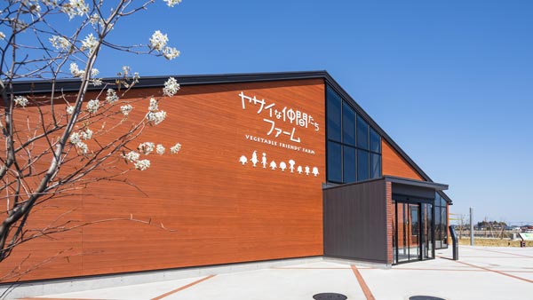 「深谷テラス ヤサイな仲間たちファーム」の外観©三井笑奈（川澄・小林研二写真事務所）