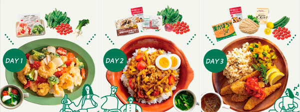 献立づくりと買い物から解放「3日分の時短ごはんセット」リニューアル　パルシステム
