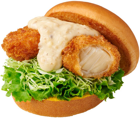 静岡県産マッシュルームと銘柄鶏使用「ほたてフライバーガー」数量限定で新発売　モスバーガー_022.jpg