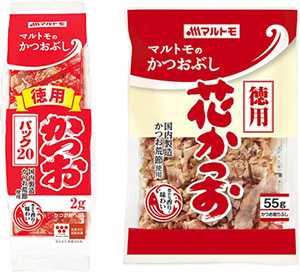 徳用かつおパック 2g×20・徳用花かつお 55g