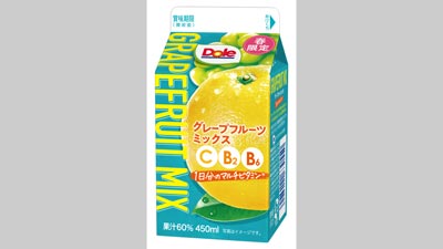 「Dole-グレープフルーツミックス-1日分のマルチビタミン」期間限定で発売　雪印メグミルクs.jpg