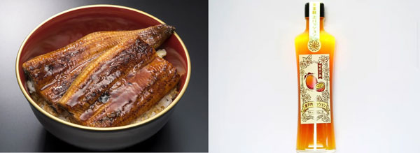 志布志市「桜島うなぎ」と瀬戸内町「パッションフルーツジュース」