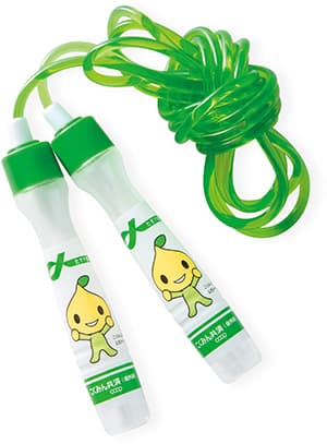 寄贈したなわとび