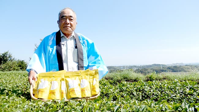 農商工一体で取り組む町おこしに取り組む志布志市茶業振興会の吉野会長