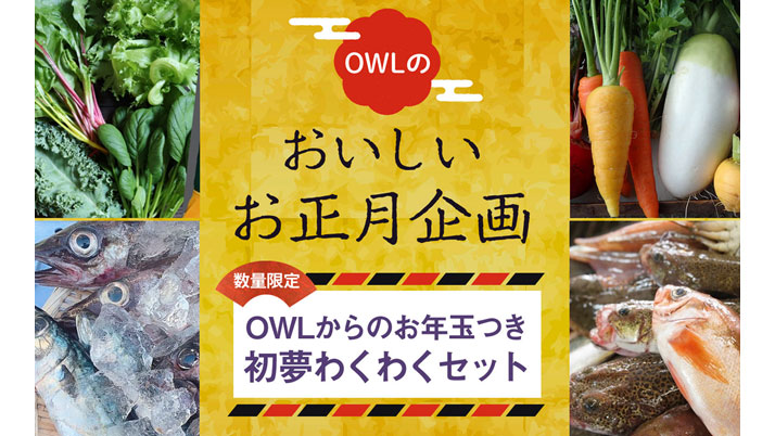 早い者勝ち「お年玉」付　新鮮・こだわり食材セット数量限定販売　アウル