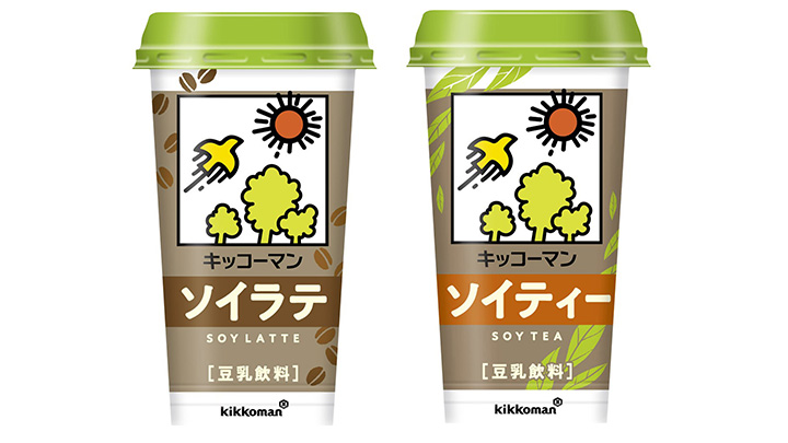 「キッコーマン 豆乳飲料 ソイラテ」と「キッコーマン 豆乳飲料 ソイティー」