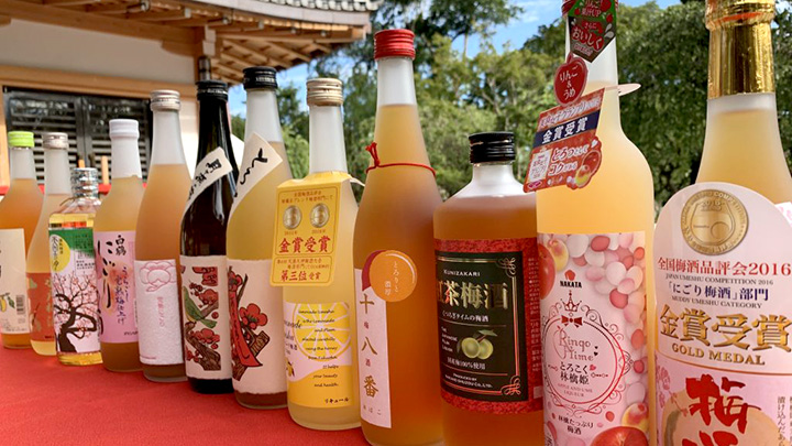 日本全国の梅酒が100種類以上集まる