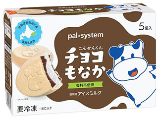 こんせんくんチョコもなかアイス