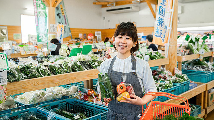 「こゆ野菜カフェ」の永住店長