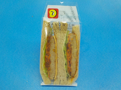 全国のデイリーヤマザキで販売される「大豆ミートハンバーグサンド」