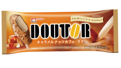 ドトールとコラボのアイスバー「キャラメルナッツカフェ・ラテ」新発売　協同乳業