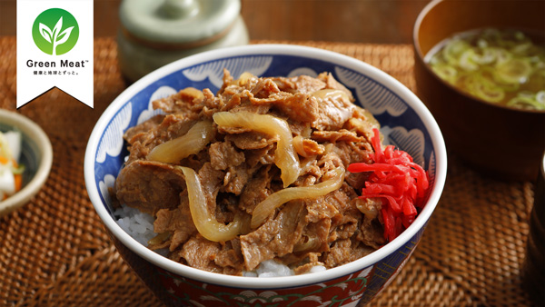 Green 植物肉丼の具