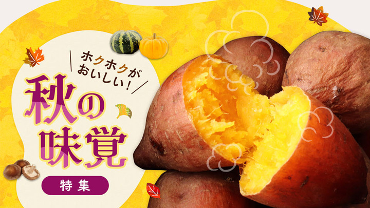 秋の人気食材ピックアップ「秋の味覚特集」ページ開設　産直アウル