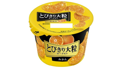 期間限定「とびきり大粒ヨーグルトみかん」新発売　北海道乳業