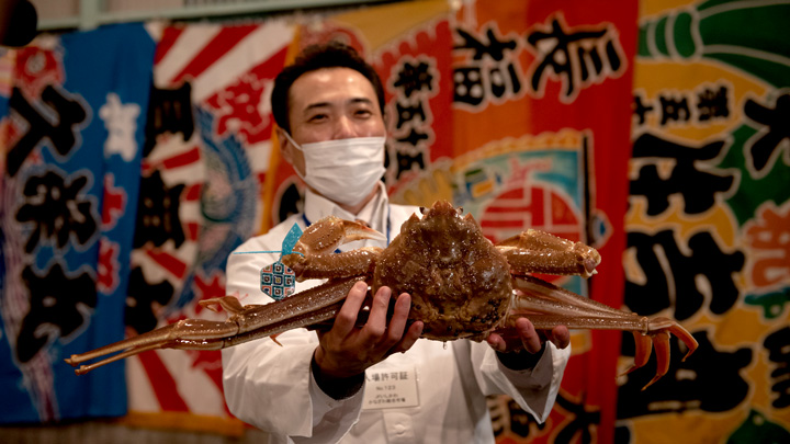 石川県産加能ガニ「輝」デビュー　初セリで500万円で落札　ＪＦいしかわ