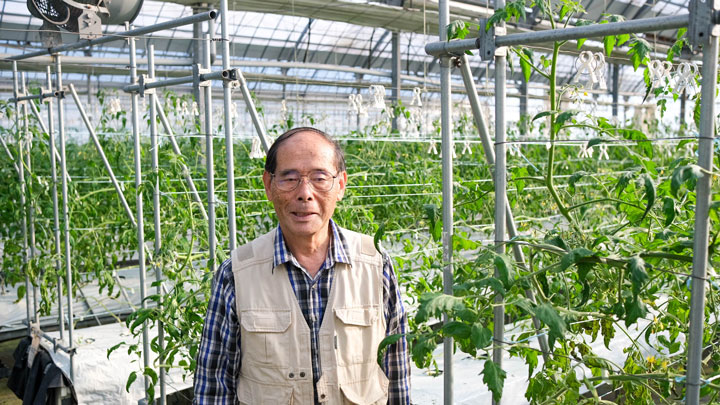 後継者を募集するさつま農園の田島さん