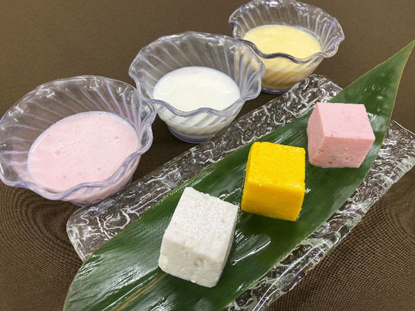 国産牛乳デザートメニュー