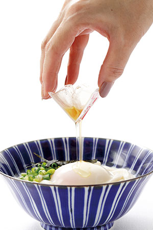 食べる直前にゆずの風味が爽やかに香る