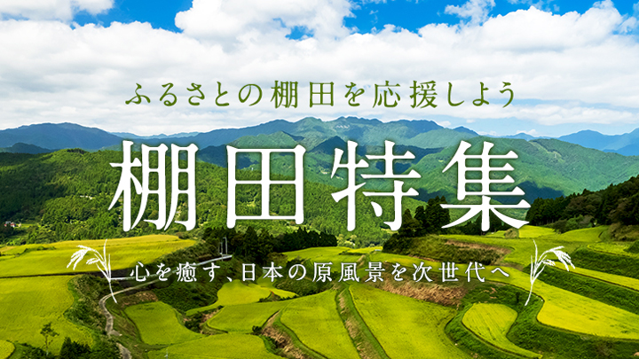 ふるさと納税で棚田地域の活性化を支援「棚田特集」公開　さとふる