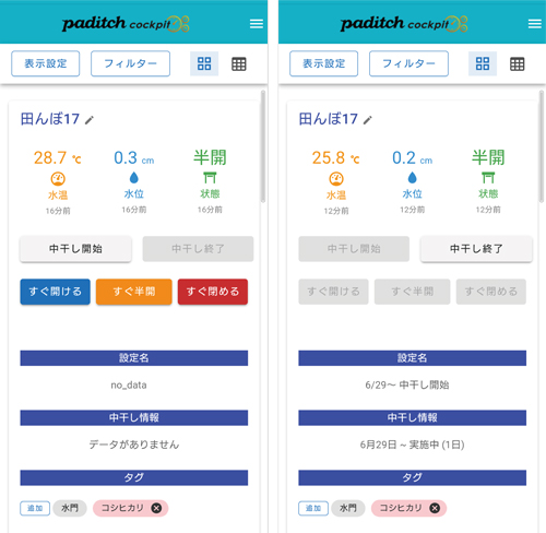 「paditchカーボン・オフセット」の管理画面