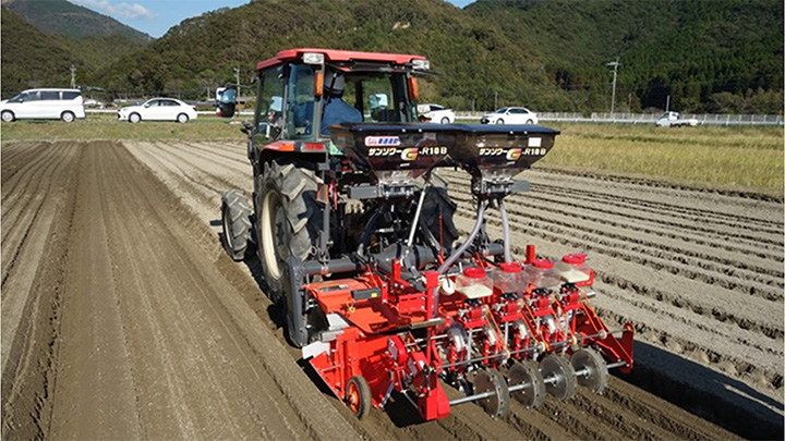 開発した作業機