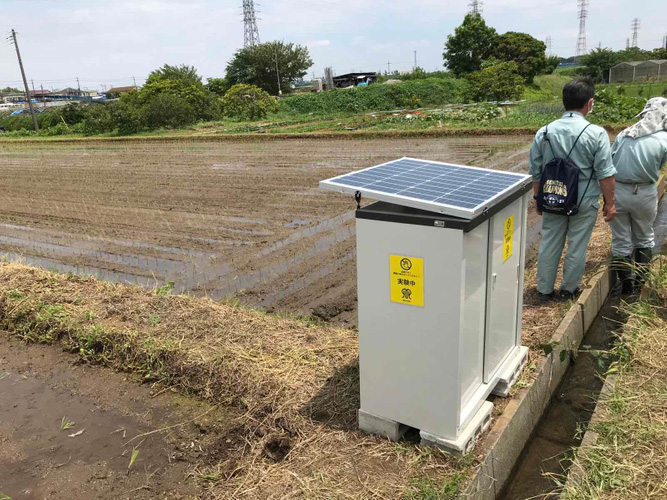 ほ場の状況を正確に把握する「圃場監視システム」