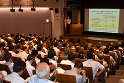 満席となった土づくりフォーラムの講演会場