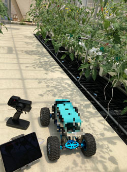 ラジコン車を活用した農作業支援装置のイメージ