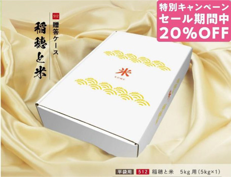 平袋用の贈答ケースを20％OFFの特別価格で