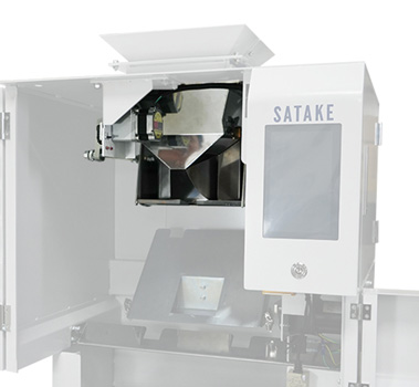 半自動計量シンプルな構造になった供給部