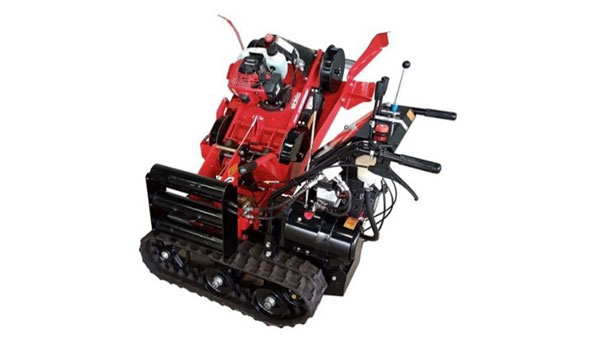 グッドデザイン賞を獲得した「親子式傾斜地草刈機 KHM400W（ベローン）」