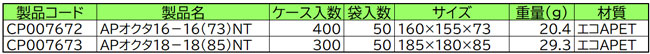 「APオクタ16-16NT/18-18NT」概要