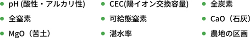 解析項目