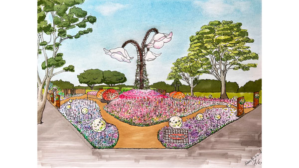 サカタのタネ 庭園展示（国際出展ゾーン）