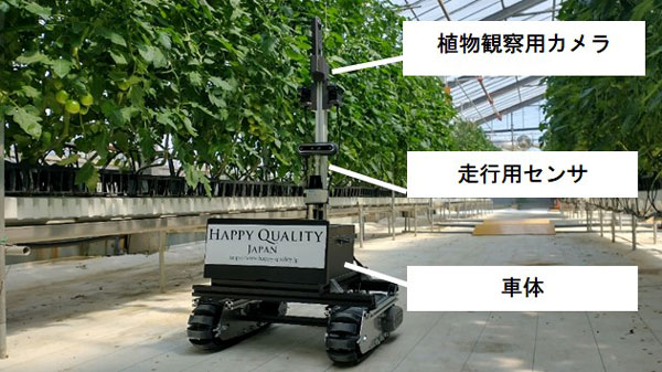 開発した農業用UGV (実物)