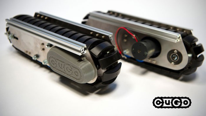 テスト用電動クローラユニット「CuGo」