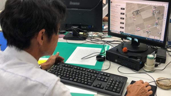 富山県朝日町土地改良区での利用の様子