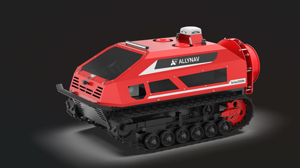 果樹園向け自律散布ロボットALLYNAV「Aries300N」