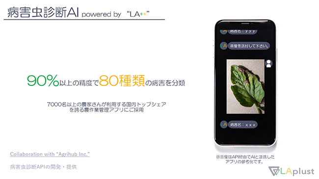 農作業管理アプリに病害虫の画像診断技術を提供　ラプラス